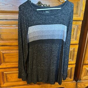 Sonoma Black and Gray Women's Top